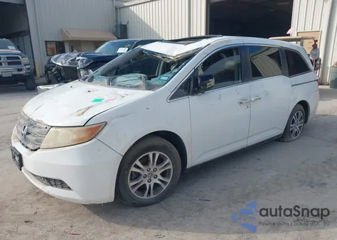 2012 Honda Odyssey Ex-L из США, поврежденный, VIN 5FNRL5H65CB019217
